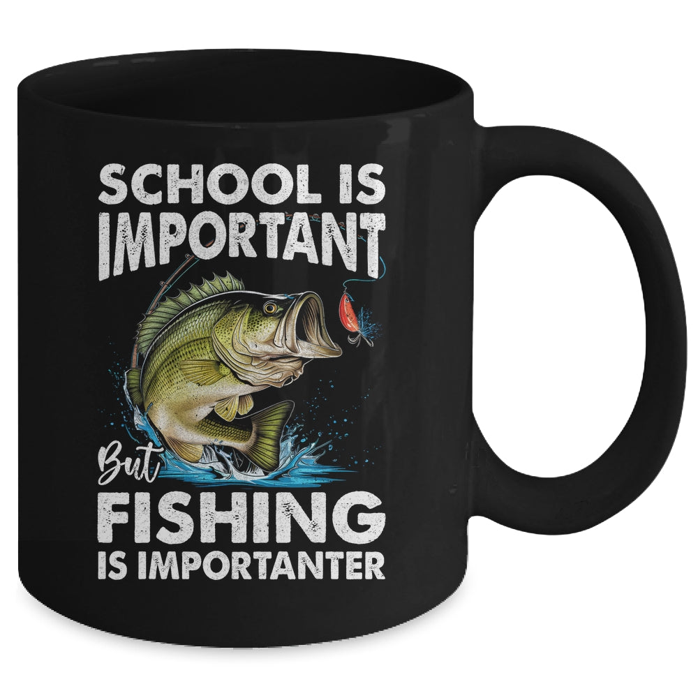 Funny Fishing For Boys Kids Youth Saying Bass Fish Fisherman Mug | teecentury