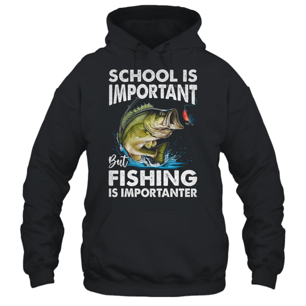 Funny Fishing For Boys Kids Youth Saying Bass Fish Fisherman Shirt & Hoodie | teecentury