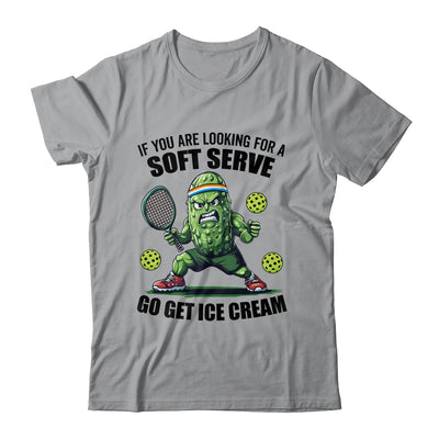 Funny Pickleball Playing Pickle Tennis Soft Serve Ice Cream Shirt & Tank Top | teecentury