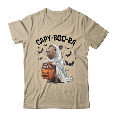 Ghost Capybara And Pumpkin Funny Halloween Kids Women Men Shirt & Sweatshirt | teecentury