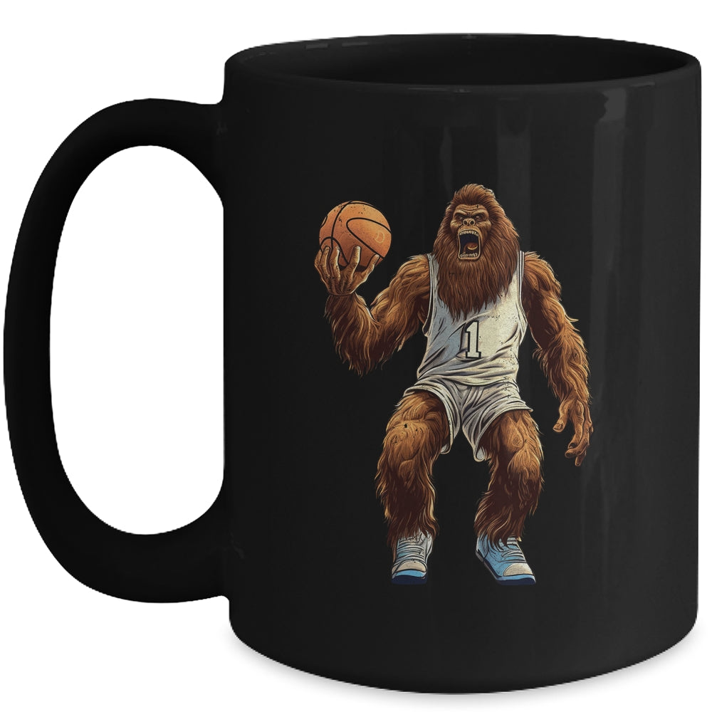 Gorilla Playing Basketball Funny Gorilla Basketball Player Mug | teecentury