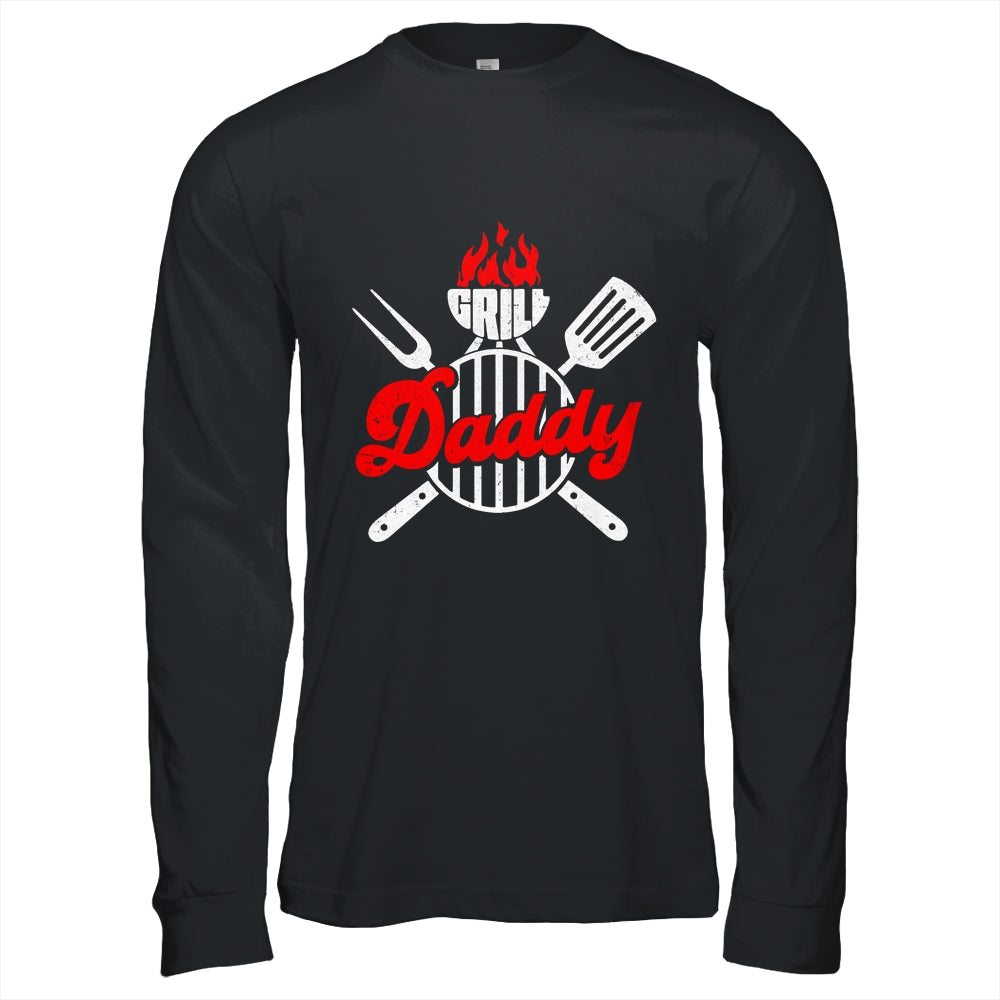 Grill Daddy BBQ Barbecue Grilling Smoking For Men Dad Shirt & Hoodie | teecentury