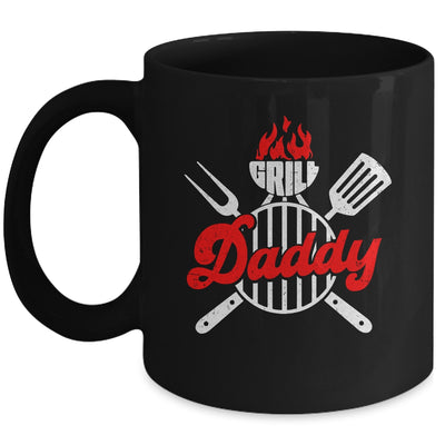 Grill Daddy BBQ Barbecue Grilling Smoking For Men Dad Mug | teecentury