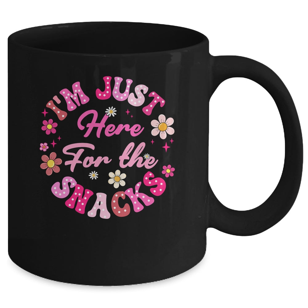 I'm Just Here For The Snacks Funny Saying Girls Kids Mug | teecentury