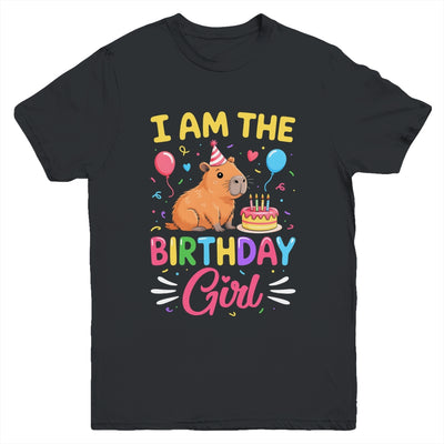I'm The Birthday Girl Cute Capybara Bday Family Matching Youth Shirt | teecentury