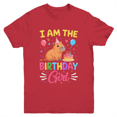I'm The Birthday Girl Cute Capybara Bday Family Matching Youth Shirt | teecentury
