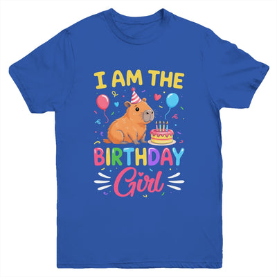 I'm The Birthday Girl Cute Capybara Bday Family Matching Youth Shirt | teecentury