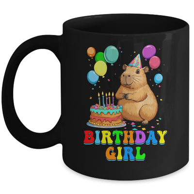 It's My Birthday Girl Capybara Lovers Capy Birthday Party Mug | teecentury