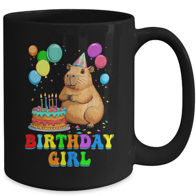 It's My Birthday Girl Capybara Lovers Capy Birthday Party Mug | teecentury