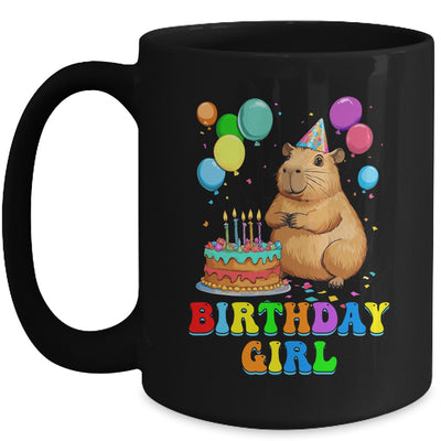 It's My Birthday Girl Capybara Lovers Capy Birthday Party Mug | teecentury