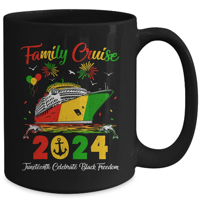 Juneteenth Family Cruise Vacation Trip 2024 Mug | teecentury