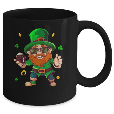 Leprechaun Playing Football St Patricks Day Sport Mens Boys Mug | teecentury