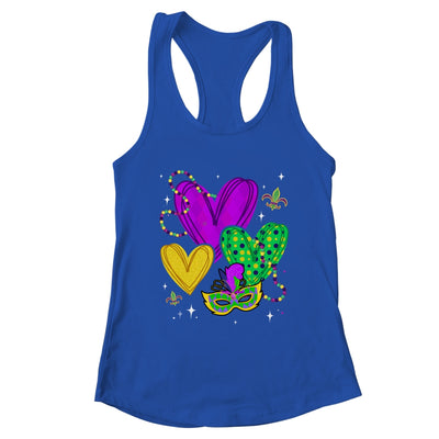 Mardi Gras Hearts Cute Outfit Party Carnival For Women Girls Shirt & Tank Top | teecentury
