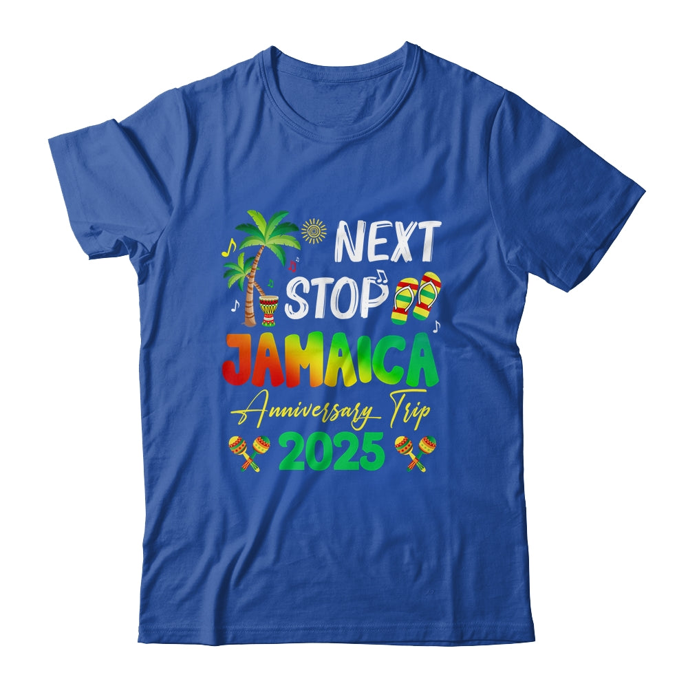 Next Stop Jamaica 2025 Couples Anniversary Family Trip Shirt & Tank Top | teecentury