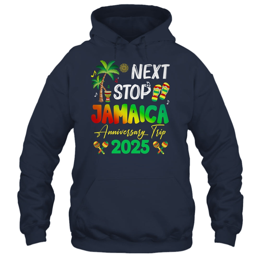 Next Stop Jamaica 2025 Couples Anniversary Family Trip Shirt & Tank Top | teecentury