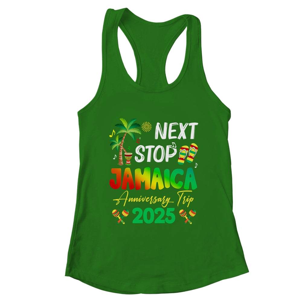 Next Stop Jamaica 2025 Couples Anniversary Family Trip Shirt & Tank Top | teecentury