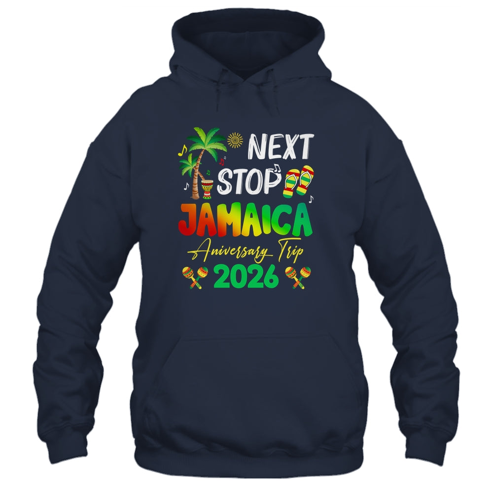 Next Stop Jamaica 2026 Couples Anniversary Family Trip Shirt & Tank Top | teecentury