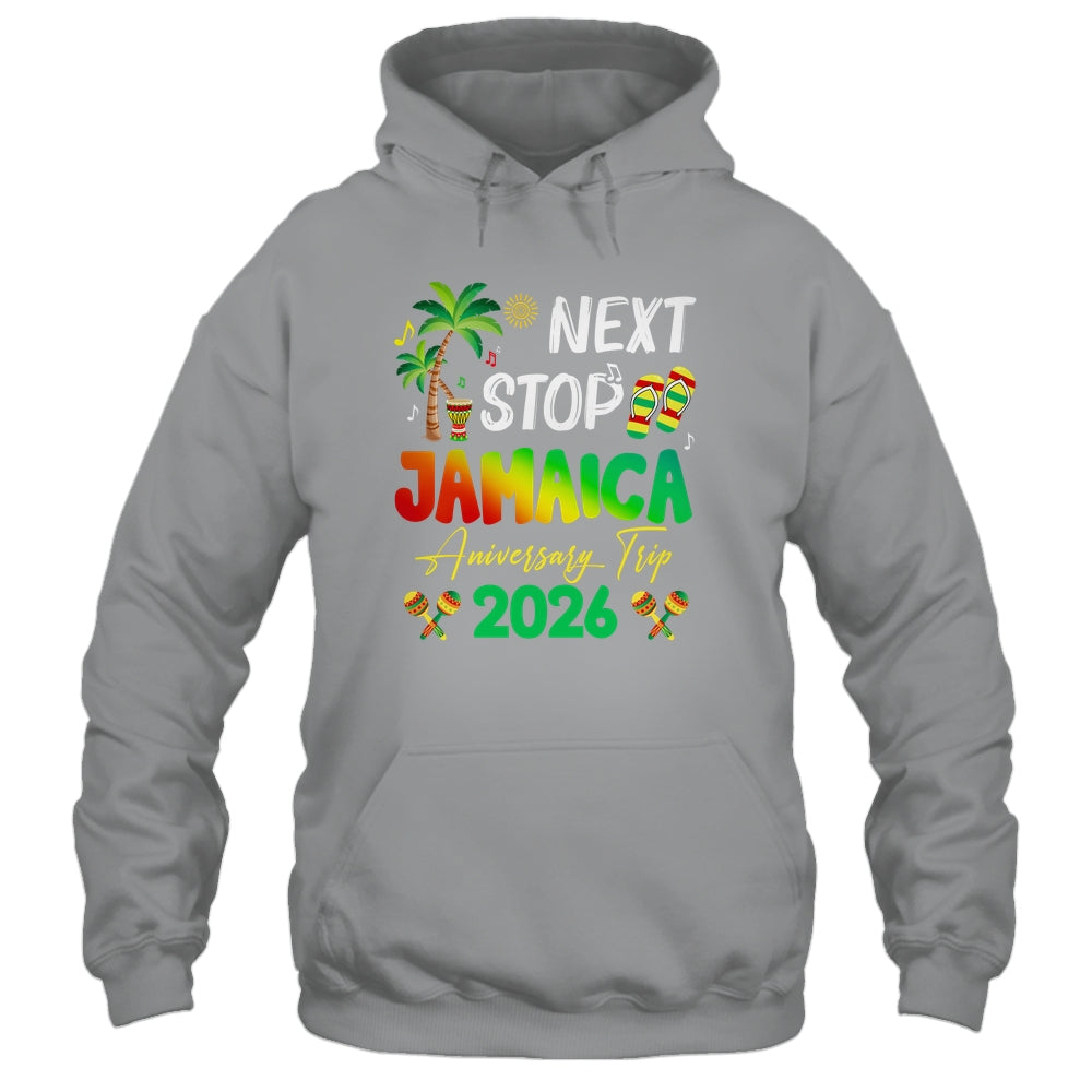 Next Stop Jamaica 2026 Couples Anniversary Family Trip Shirt & Tank Top | teecentury