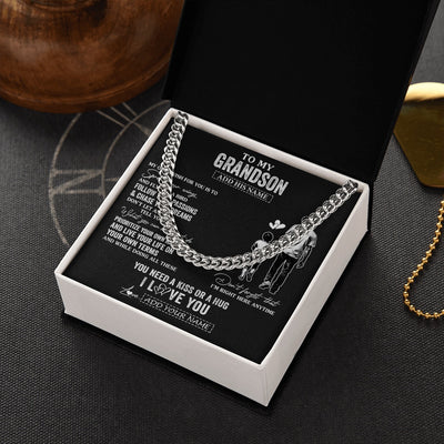 Cuban Link Chain Necklace Stainless Steel | 2 | Personalized To My Bonus Son Gifts Necklace From Stepdad My Only Wish For You Stepson Birthday Gifts Graduation Christmas Customized Gift Box Message Card | teecentury.myshopify