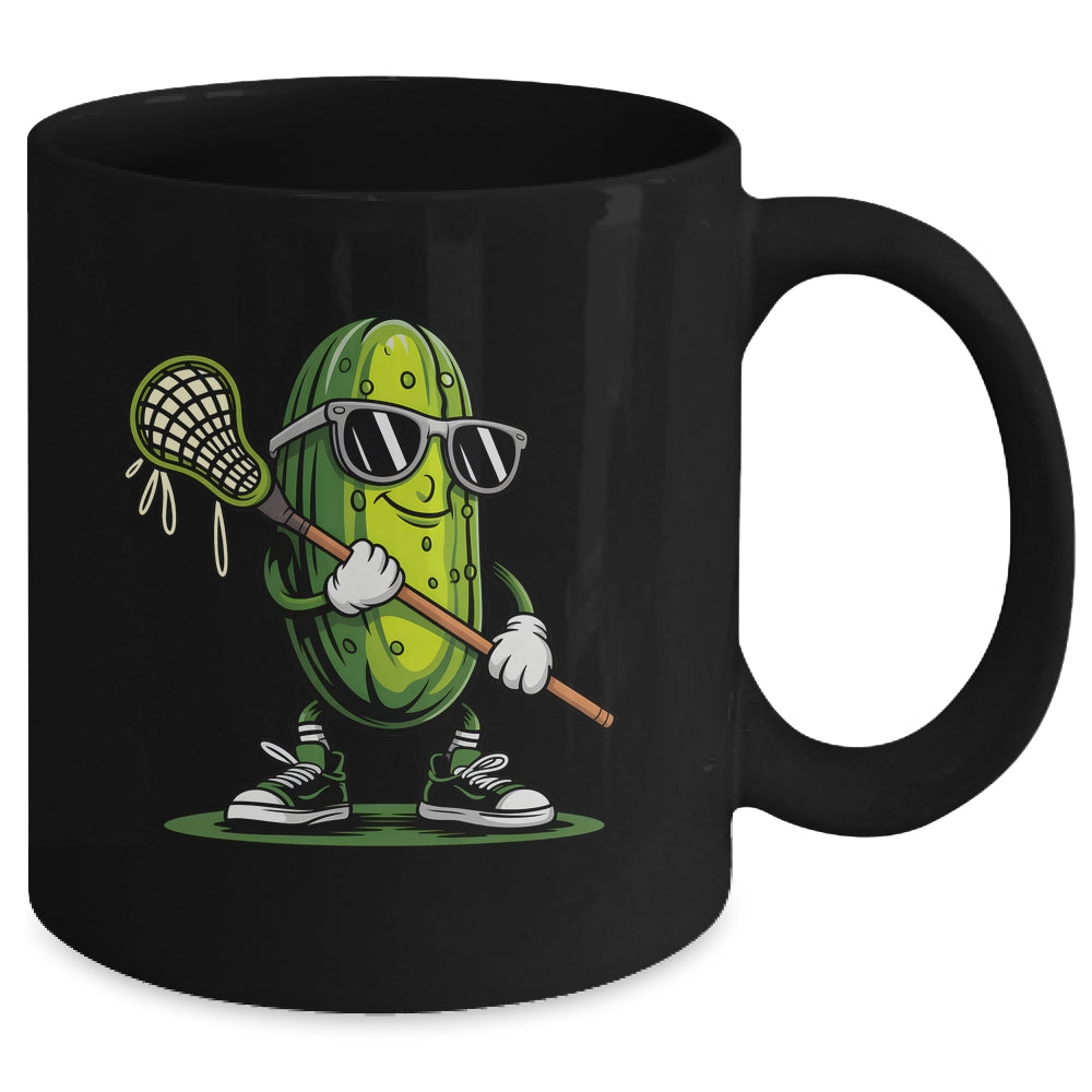 Pickle Playing Lacrosse Funny Sports For Boys Men Women Mug | teecentury