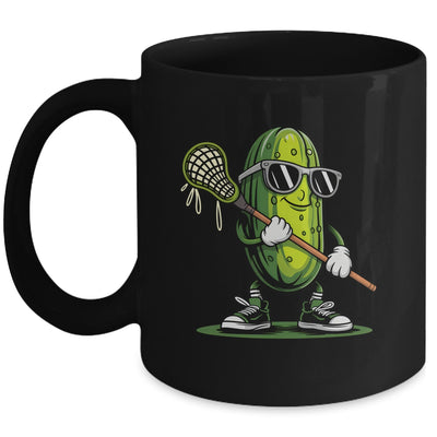 Pickle Playing Lacrosse Funny Sports For Boys Men Women Mug | teecentury
