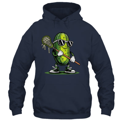 Pickle Playing Lacrosse Funny Sports For Boys Men Women Shirt & Tank Top | teecentury