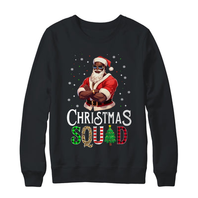 Santa Claus Christmas Squad Black Men African American Shirt & Sweatshirt | teecentury