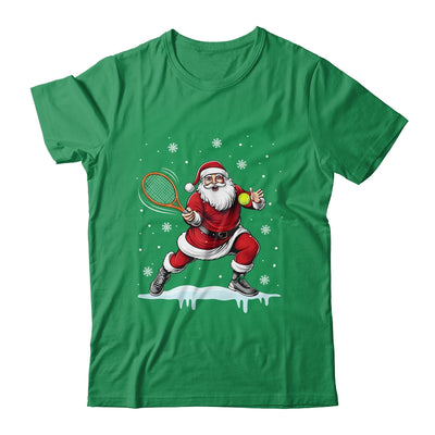 Santa Claus Playing Tennis Christmas Xmas Tennis Player Men Shirt & Sweatshirt | teecentury
