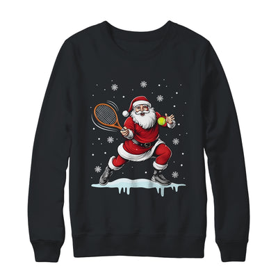Santa Claus Playing Tennis Christmas Xmas Tennis Player Men Shirt & Sweatshirt | teecentury