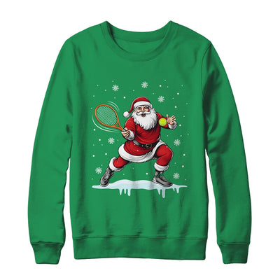 Santa Claus Playing Tennis Christmas Xmas Tennis Player Men Shirt & Sweatshirt | teecentury