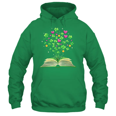 St Patricks Day Book Lover Librarian Shamrock Author Teacher Shirt & Hoodie | teecentury