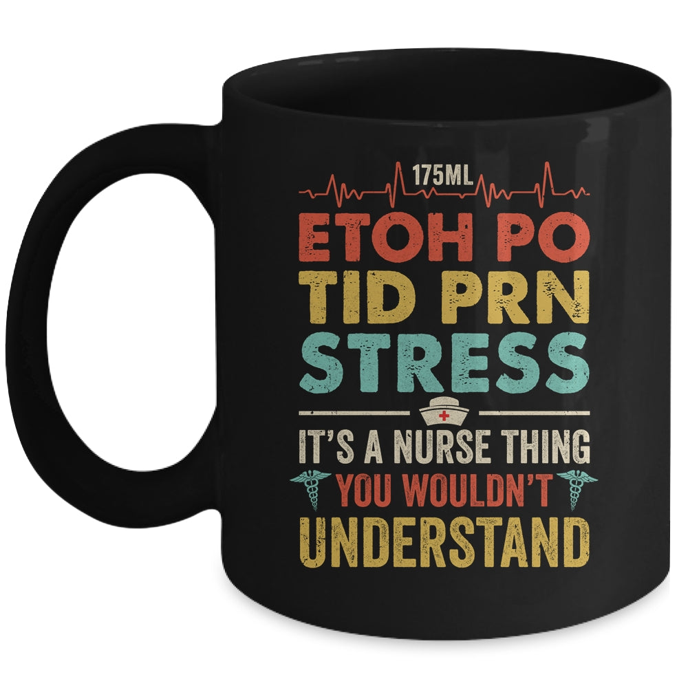Vintage Funny Saying Nursing Registered Nurse ER Nurses Week Mug | teecentury