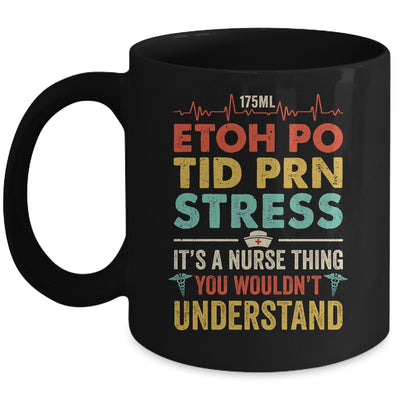 Vintage Funny Saying Nursing Registered Nurse ER Nurses Week Mug | teecentury