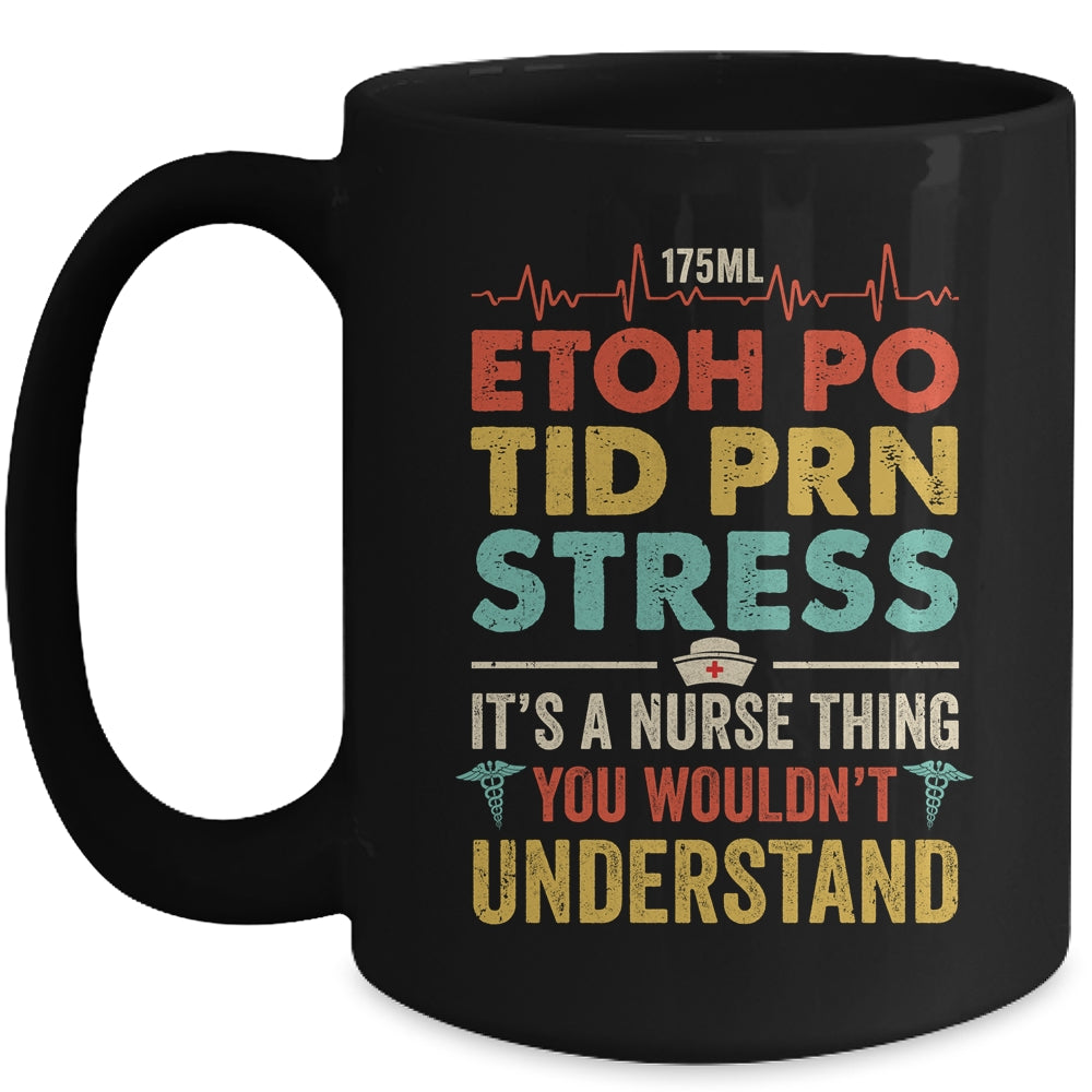 Vintage Funny Saying Nursing Registered Nurse ER Nurses Week Mug | teecentury