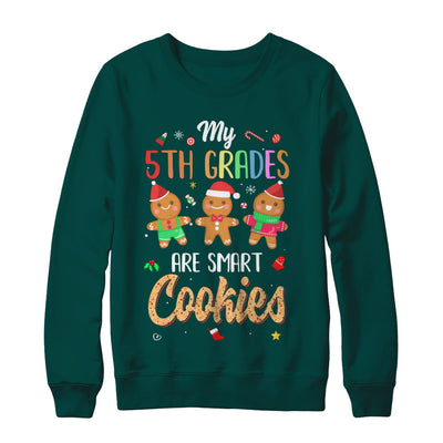 Teacher My 5th Graders Are Smart Cookies Christmas T-Shirt & Sweatshirt | Teecentury.com