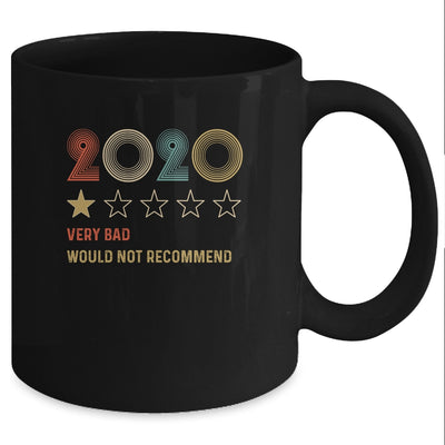 2020 One Star Rating Very Bad Would Not Recommend Mug Coffee Mug | Teecentury.com