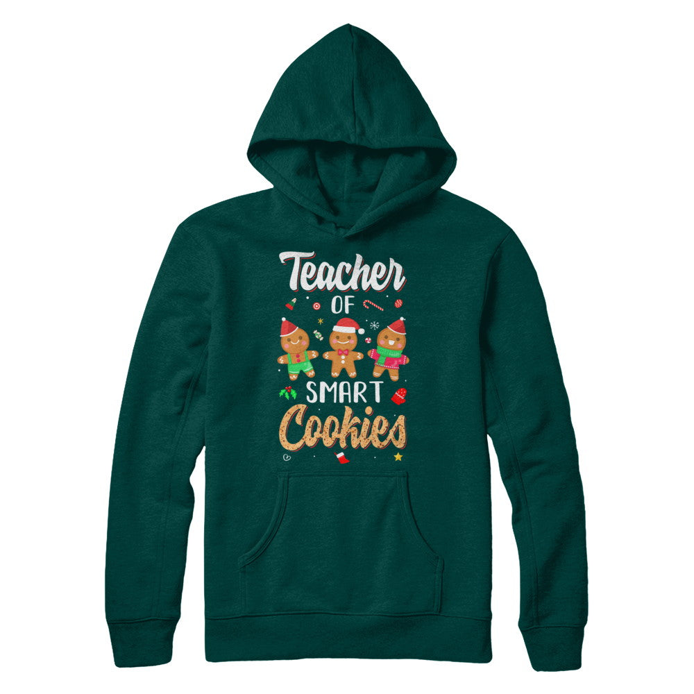 Cute Teacher Of Smart Cookies Merry Xmas Christmas T-Shirt & Sweatshirt | Teecentury.com
