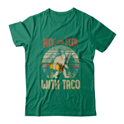 Bigfoot Carrying Taco Hide And Seek Sasquatch T-Shirt & Hoodie | Teecentury.com