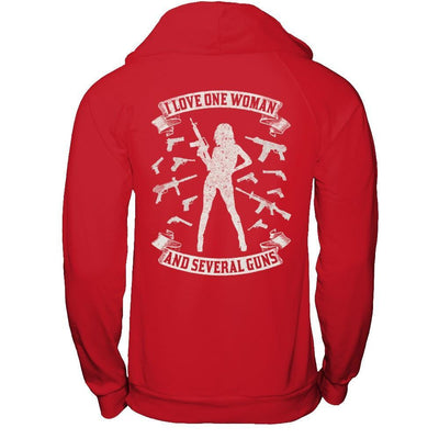 I Love One Woman And Several Guns T-Shirt & Hoodie | Teecentury.com