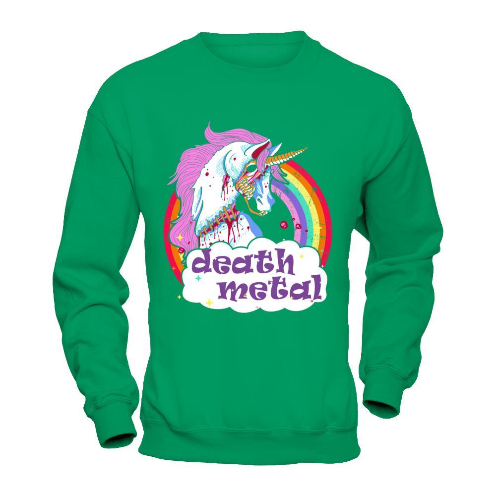 Zombie Unicorn Death Metal T-Shirt & Hoodie | Teecentury.com