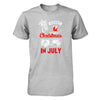 Merry Christmas In July T-Shirt & Tank Top | Teecentury.com