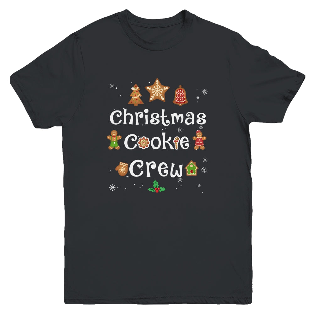 Bakers Christmas Cookie Crew Family Baking Team Holiday Cute Youth Youth Shirt | Teecentury.com