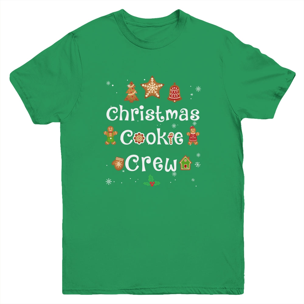 Bakers Christmas Cookie Crew Family Baking Team Holiday Cute Youth Youth Shirt | Teecentury.com