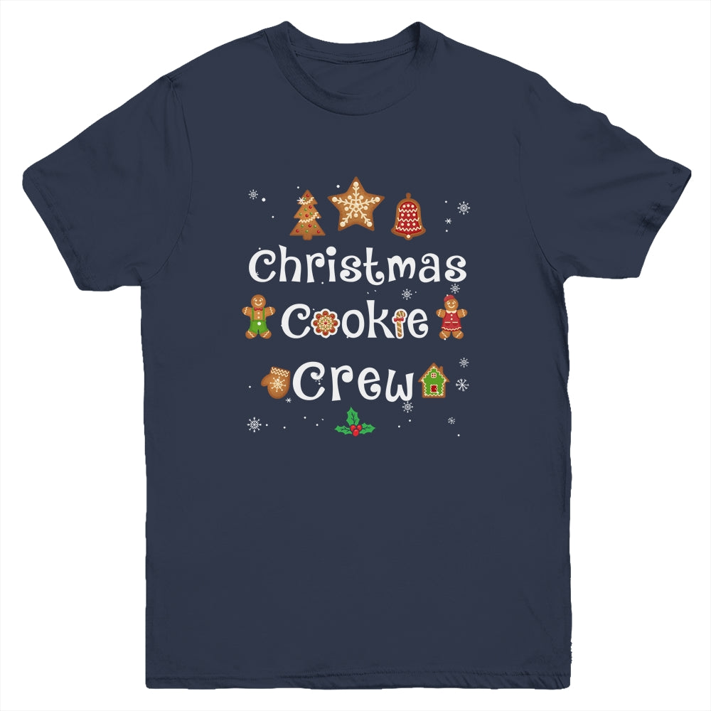 Bakers Christmas Cookie Crew Family Baking Team Holiday Cute Youth Youth Shirt | Teecentury.com