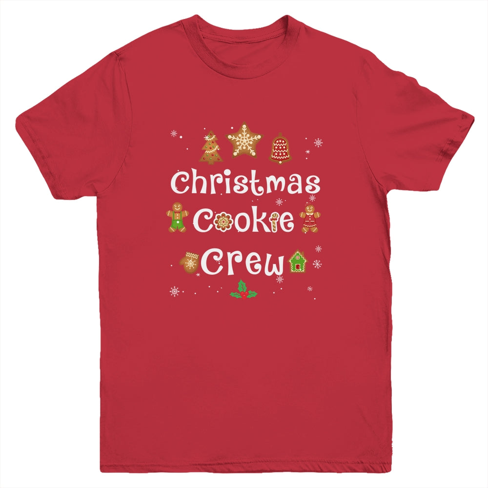Bakers Christmas Cookie Crew Family Baking Team Holiday Cute Youth Youth Shirt | Teecentury.com