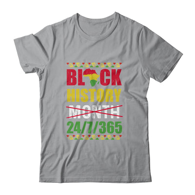 Black History Month 24 7 365 Pride African American T-Shirt & Hoodie | Teecentury.com