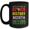 Black History Month 24 7 365 Pride African American Mug Coffee Mug | Teecentury.com