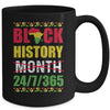 Black History Month 24 7 365 Pride African American Mug Coffee Mug | Teecentury.com