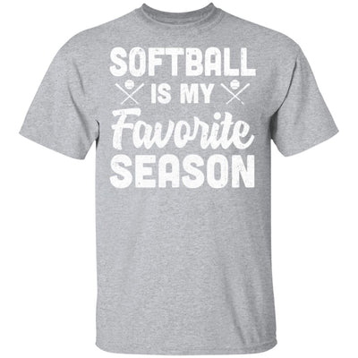 Softball Is My Favorite Season Cool Saying For Sports Lovers T-Shirt & Hoodie | Teecentury.com