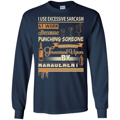 I Use Excessive Sarcasm At Work Bartender T-Shirt & Hoodie | Teecentury.com